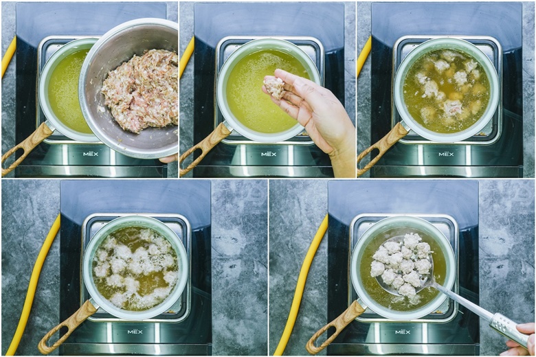 vietnamese rice noodle soup with pork 14
