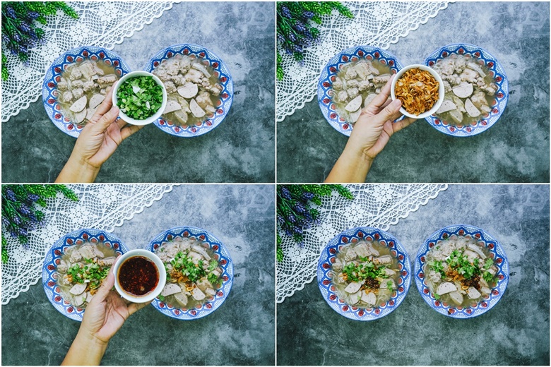 vietnamese rice noodle soup with pork 18