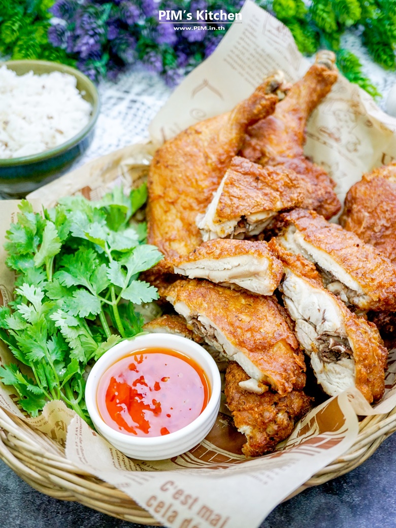 crispy fried chicken with fish sauce 19