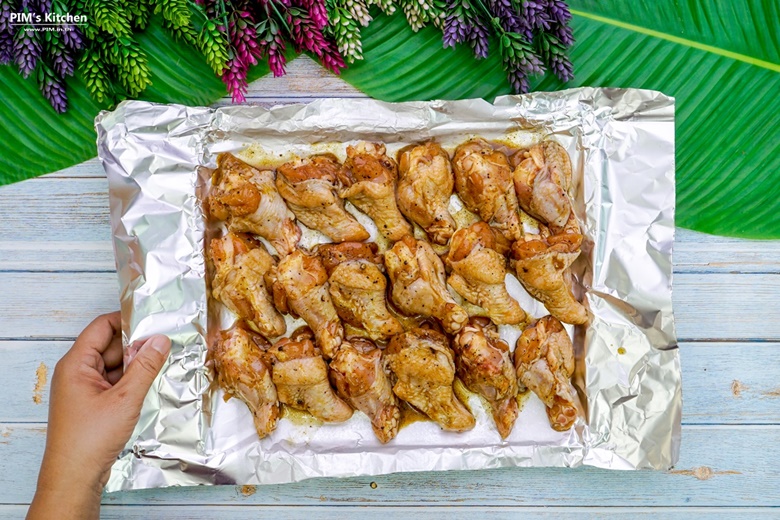 grilled chicken wings with curry powder 08