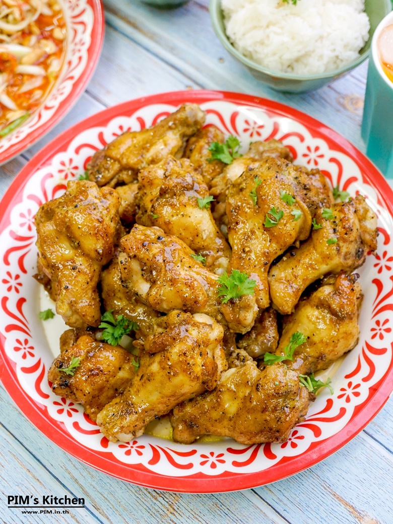 grilled chicken wings with curry powder 16