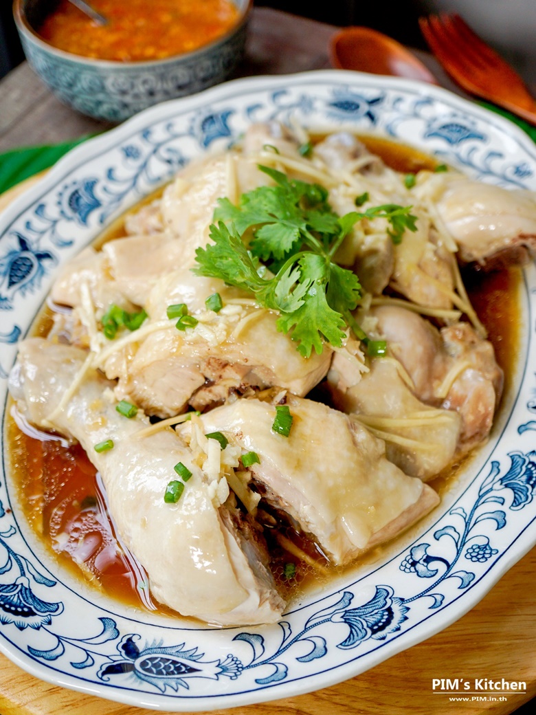 steamed chicken with soy sauce 14