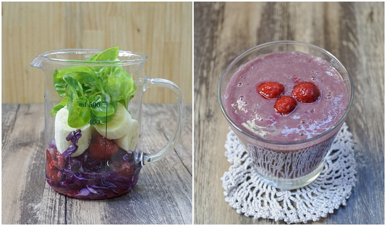 fruits and vegetable smoothie 21