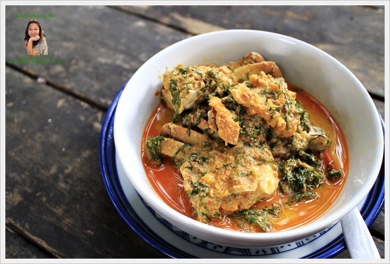 egg crab curry with seepweed leaf 16