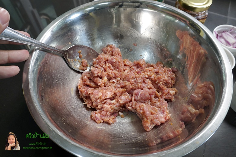 deep fried minced pork with salted fish 06
